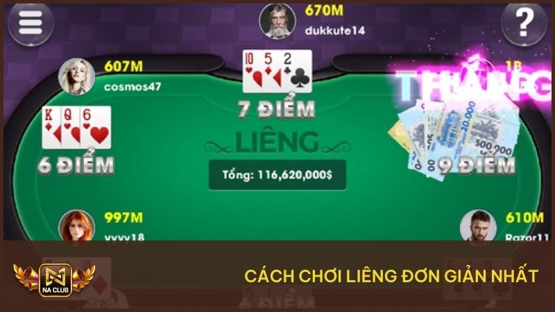 Cách chơi Liêng đơn giản nhất