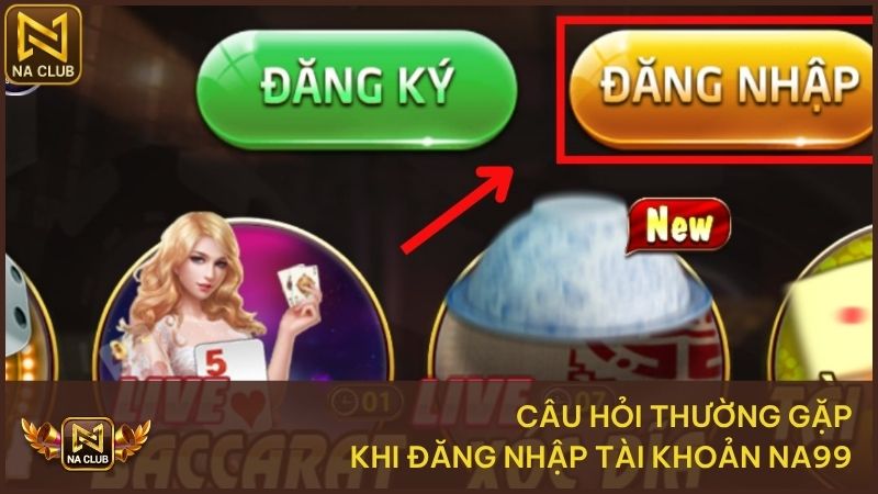 Một số câu hỏi thường gặp khi thực hiện đăng nhập NA99