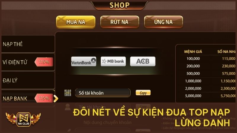 Đua Top Nạp – Cạnh Tranh Khốc Liệt, Phần Thưởng Cực Lớn 1 Đôi nét về sự kiện Đua top nạp lừng danh