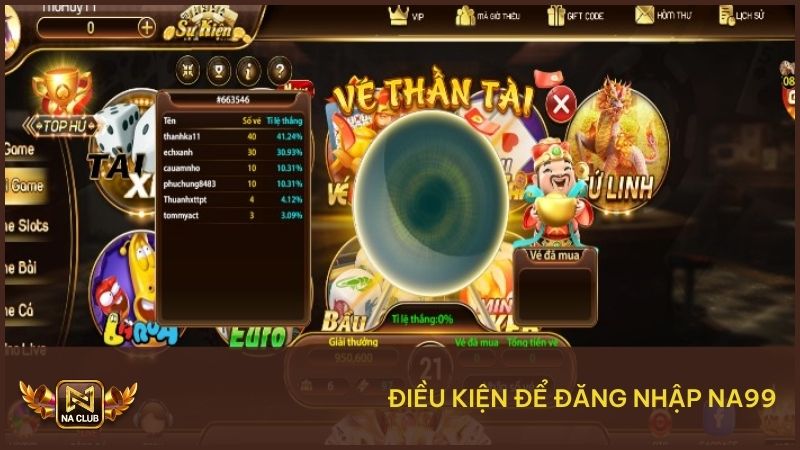 Điều kiện để đăng nhập NA99 cho người mới bắt đầu